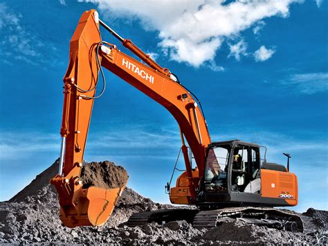 hitachi excavators max depth